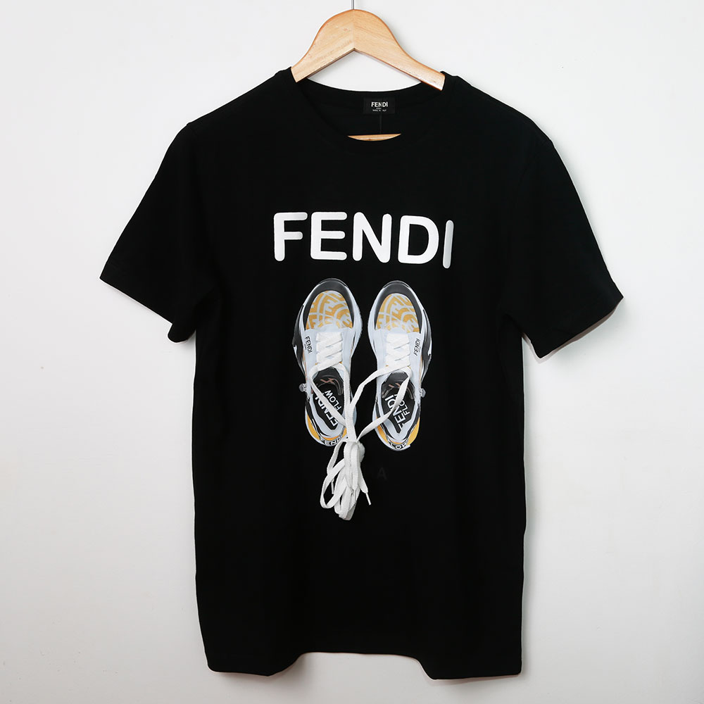 Camiseta FENDI Urso - Preta