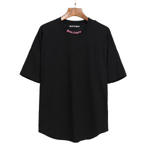 Camisa Palm Angels Preta Rosa