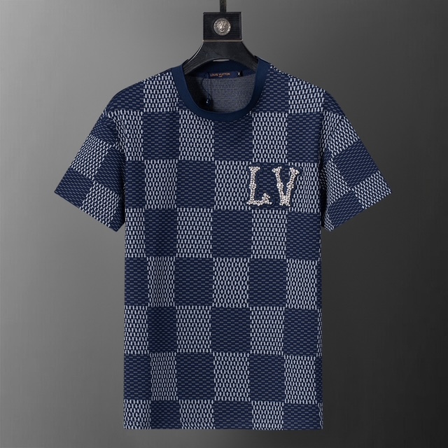 Camisa LV Cristais Azul