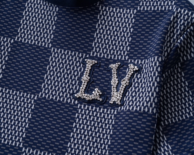 Camisa LV Cristais Azul - Imagem 4