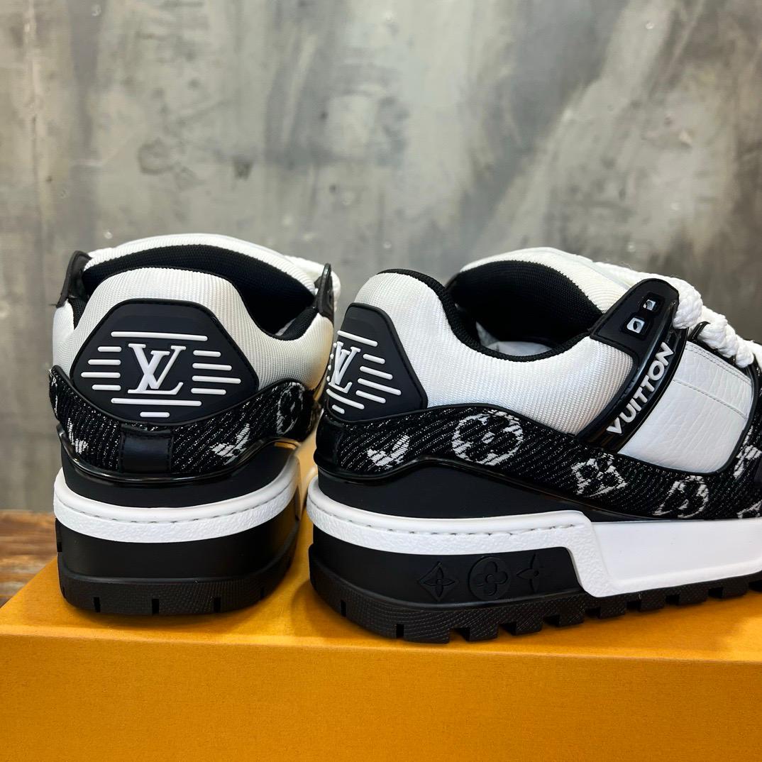 Tênis LV Trainer Maxi Black|White - Imagem 8