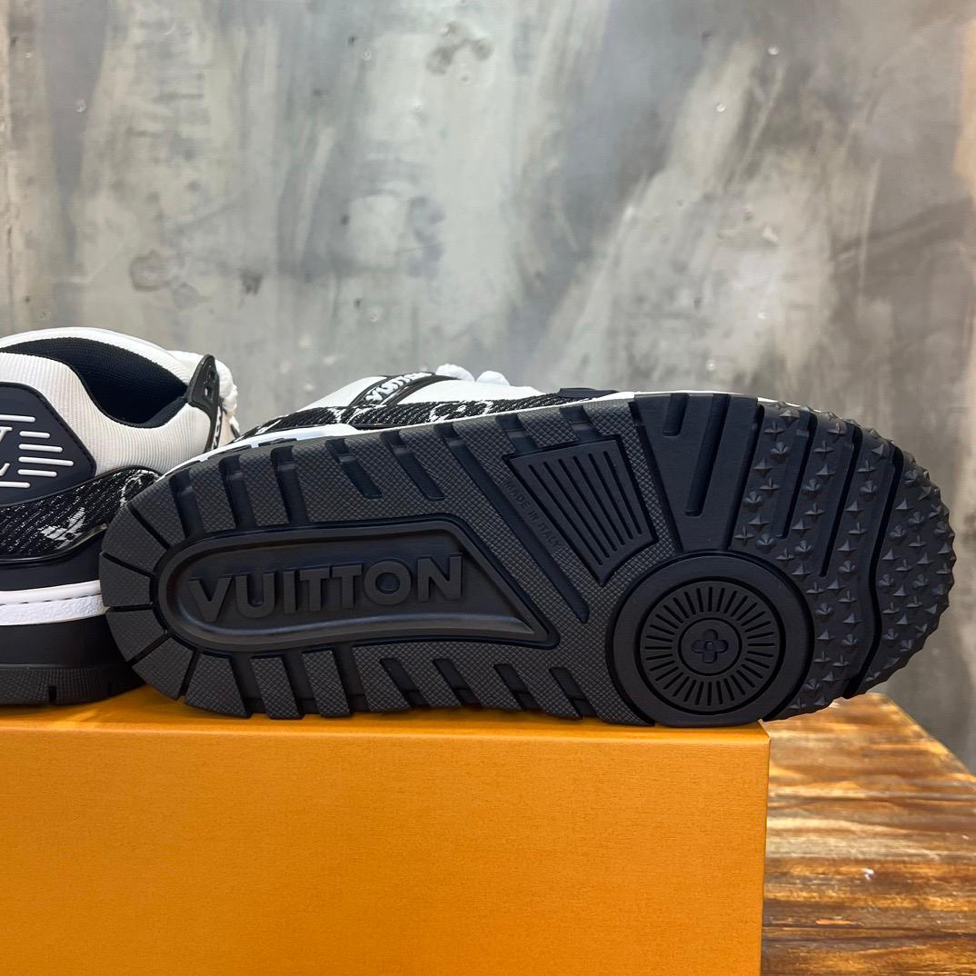 Tênis LV Trainer Maxi Black|White - Imagem 9