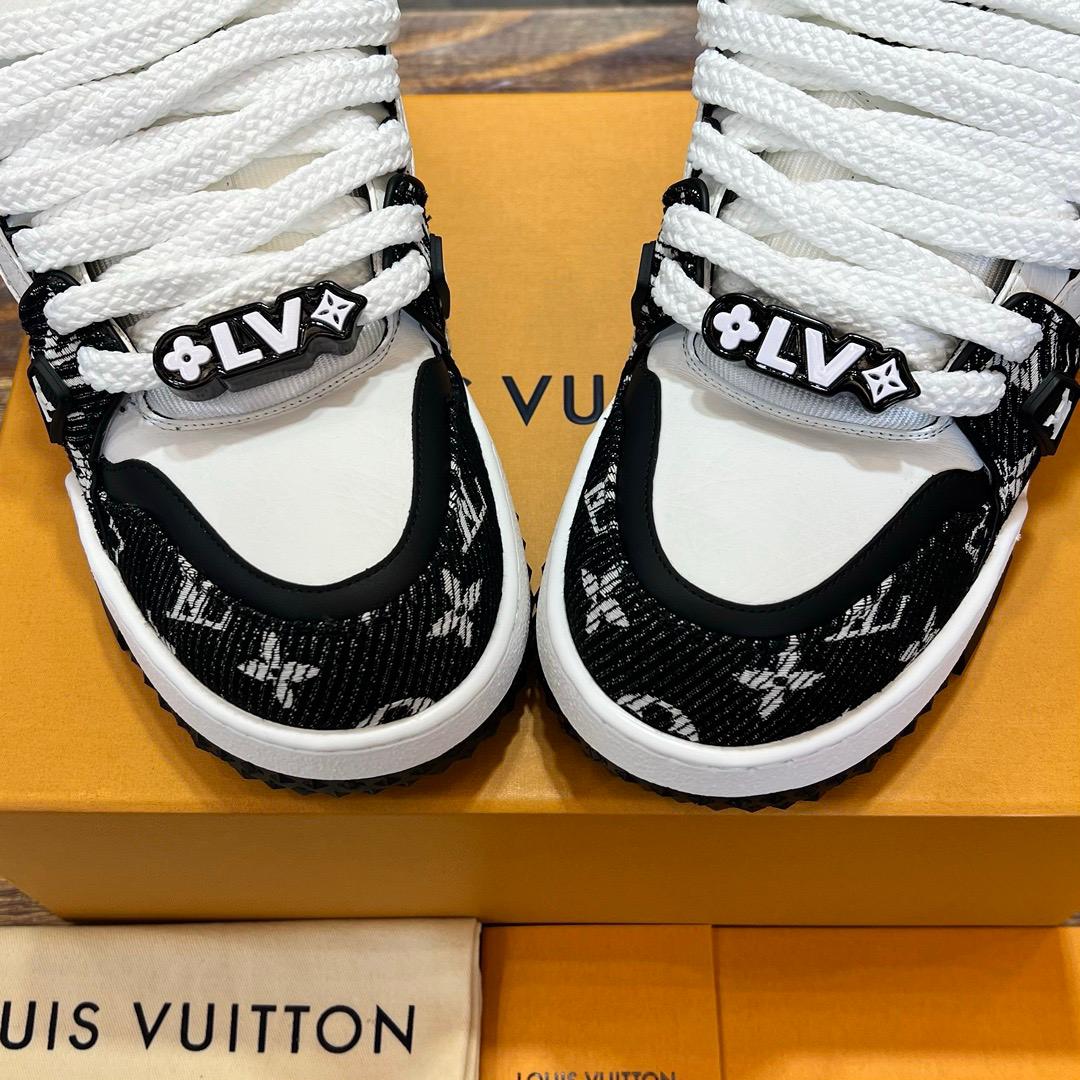 Tênis LV Trainer Maxi Black|White - Imagem 6