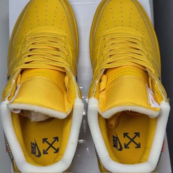 Tênis Nike Off White Amarelo - Image 10