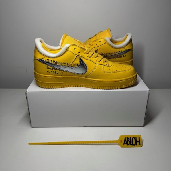 Tênis Nike Off White Amarelo - Image 2