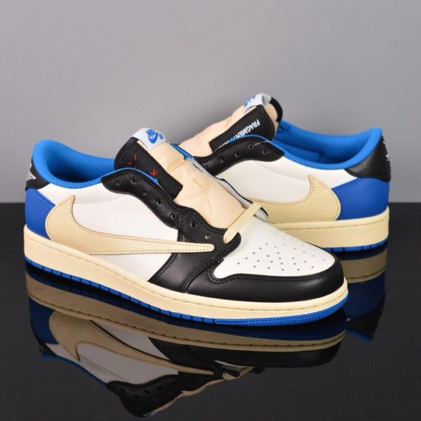 Tênis Travis Scott x Air Jordan 1 Low Fragment Desing - Image 4