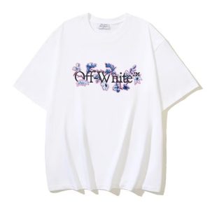 Camisa Off White Rosas