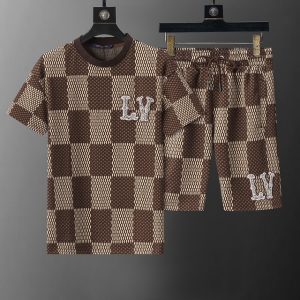 Conjunto Louis Vuitton Damier Marrom