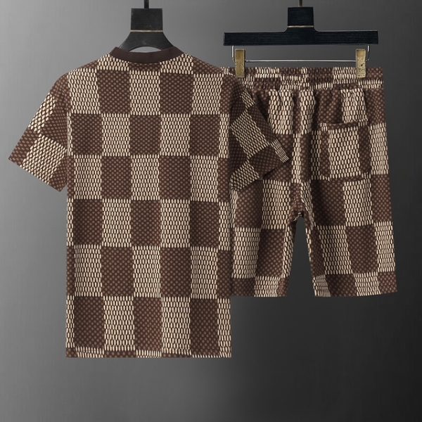 Conjunto Louis Vuitton Damier Marrom - Imagem 3