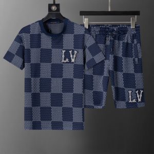 Conjunto Louis Vuitton Damier Marinho