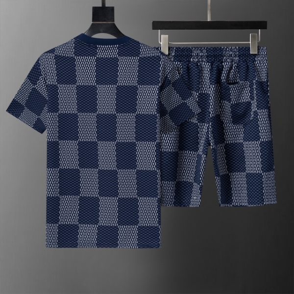 Conjunto Louis Vuitton Damier Marinho - Imagem 3