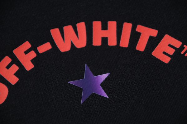 Camisa Off White Estrelas Preta - Imagem 5