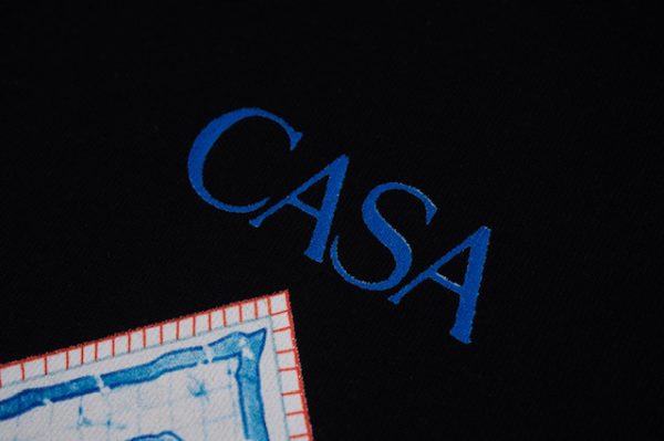 Camisa Casablanca Preta/Azul - Imagem 4