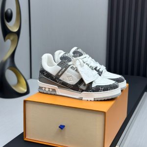 Tênis LV Trainer Branco|Cinza